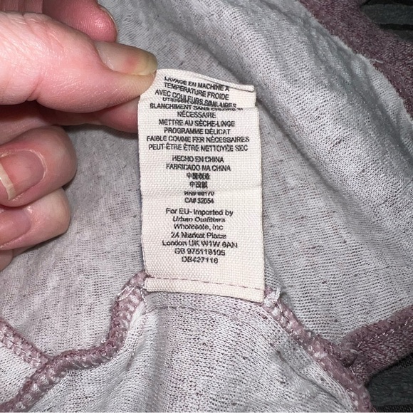 Free People/We the Free Lavender Slouchy Pocket Turtleneck Tunic Top Sz Small - Picture 10 of 10